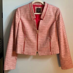 Cropped tweed blazer, Sz L